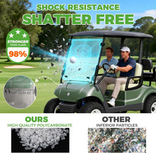 Load image into Gallery viewer, 5MM Folding Golf Cart Windshield for Yamaha G29/Drive 2007–2016 | DOT Certified