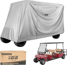 Load image into Gallery viewer, 6 Seater Waterproof Golf Cart Cover 420D Oxford Cloth Universal for Yamaha, EZGO, Club Car