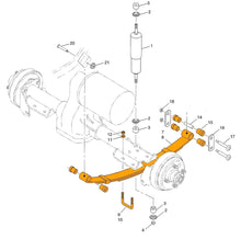 Load image into Gallery viewer, Heavy Duty Leaf Springs for Club Car Precedent Golf Cart (4 Leafs/Rear set of 2)