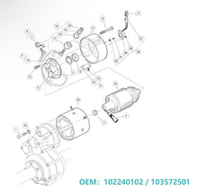 Load image into Gallery viewer, Golf Cart KDS Electric Motor DC 48V 3.7KW For Club Car DS &amp; Precedent 2001-Up