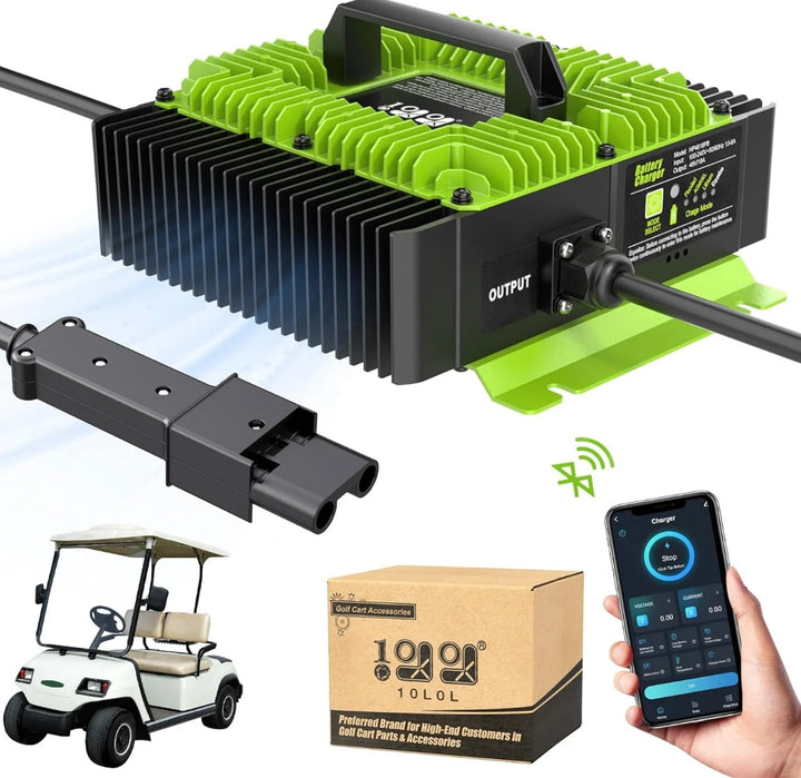 48V Yamaha G19-G22 Golf Cart Battery Charger with Bluetooth