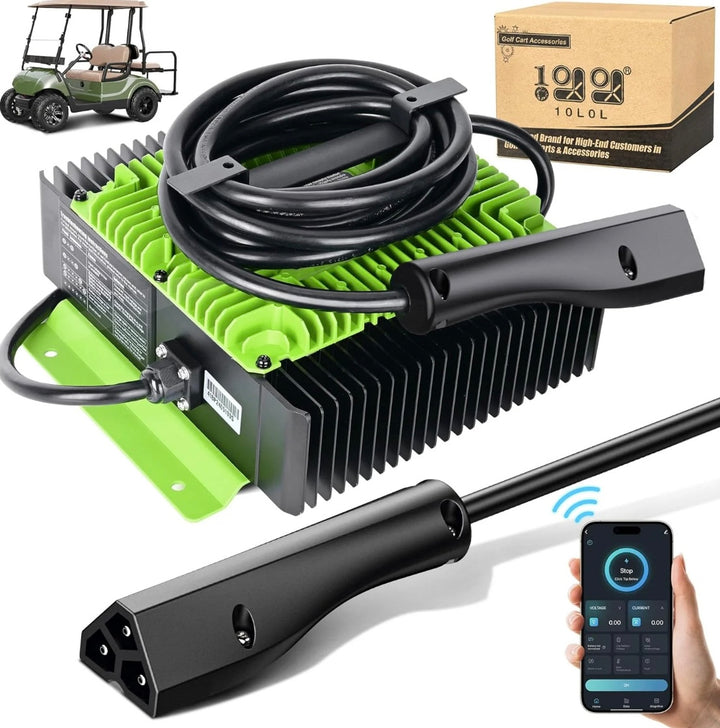 48V EZGO RXV Golf Cart Battery Charger with Bluetooth