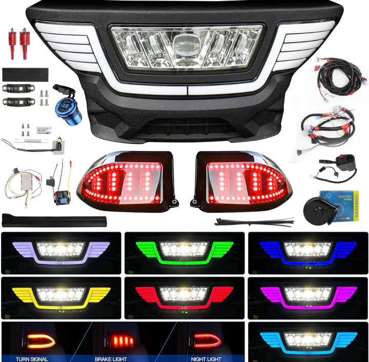 NOKINS color-changing LED light kit for Club Car Precedent 2004+ NKS10026-Colorful