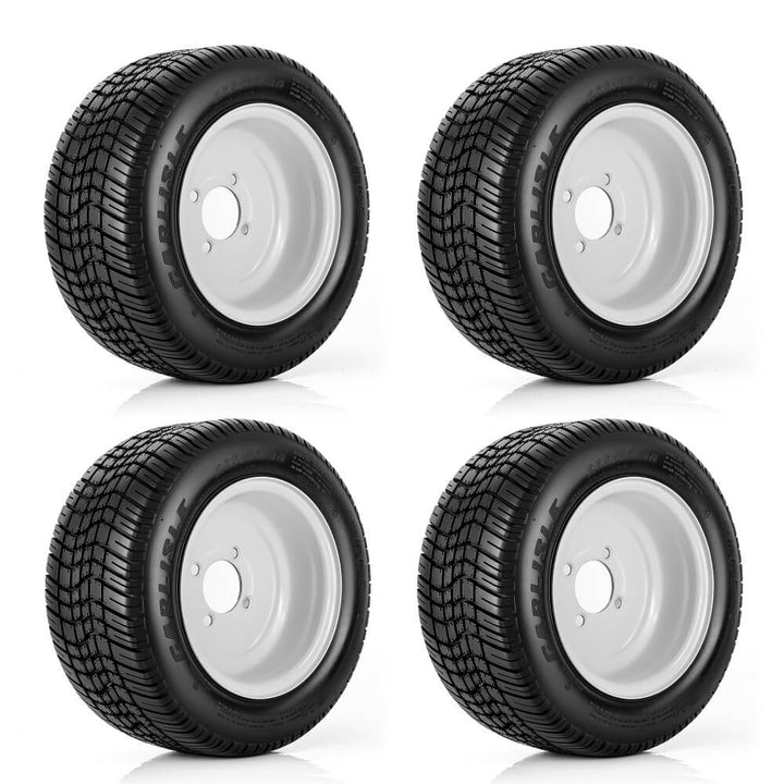 8 & 10 Inch Golf Cart Tire with Rim for Yamaha EZGO Club Car 4-ply Street Tire (Set of 4)