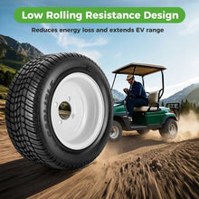 Load image into Gallery viewer, 8 &amp; 10 Inch Golf Cart Tire with Rim for Yamaha EZGO Club Car 4-ply Street Tire (Set of 4)