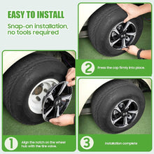 Load image into Gallery viewer, 8-Inch Golf Cart Blade Wheel Covers Hub Caps – Snap-On Style (Set of 4)