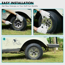 Load image into Gallery viewer, 8 Inch Golf Cart Wheel Covers Hubcaps for Yamaha Club Car EZGO