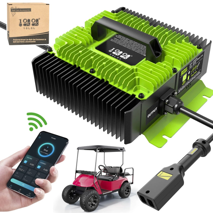 36V EZGO TXT Golf Cart Battery Charger with Bluetooth