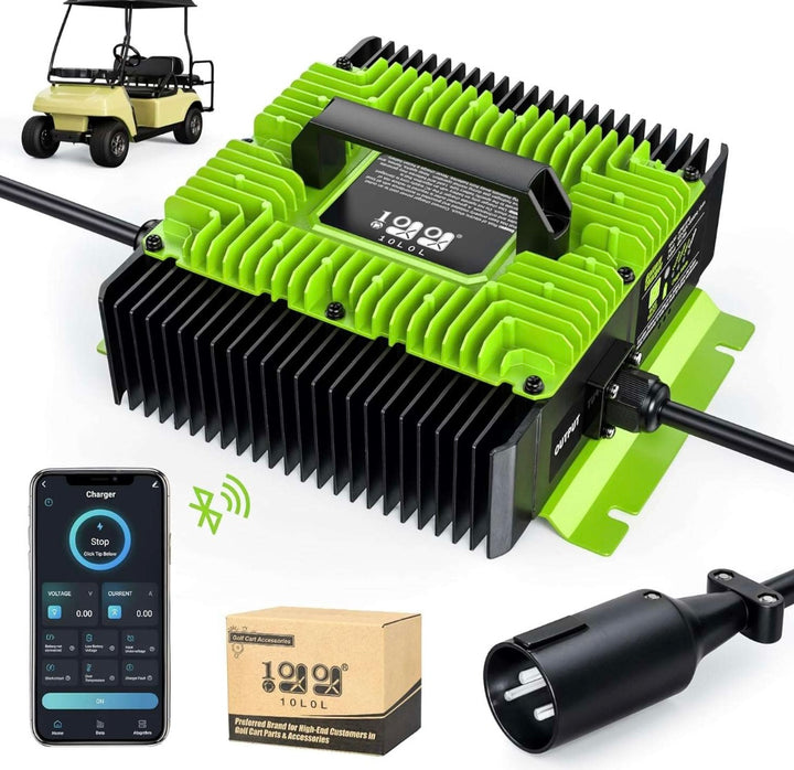 48V 18A Club Car DS & Precedent Golf Cart Battery Charger with Bluetooth