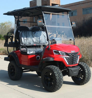 2025 IRON EV RED SVF2+2 48V Golf Cart