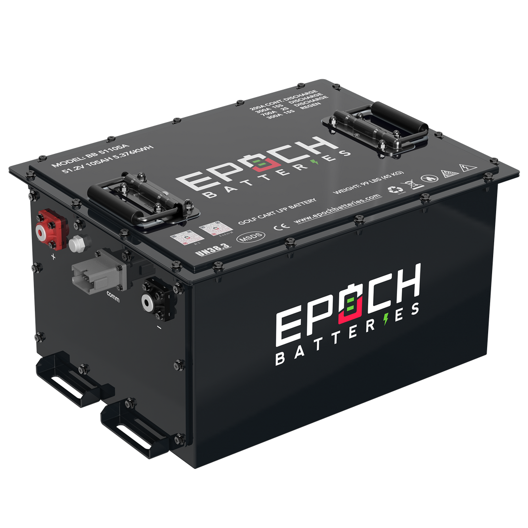 51.2V 105AH EPOCH Lithium Golf Cart Battery Conversion Kit