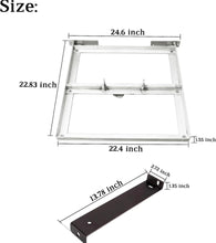 Load image into Gallery viewer, Aluminum Golf Cart Battery Tray Rack for EZGO TXT/Medalist/Valor 36V/48V