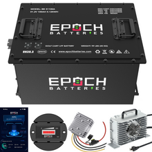 Load image into Gallery viewer, 48V 100Ah Lithium (LiFePO4) Golf Cart Battery - Complete Kit for Club Car/EZGO/Yamaha