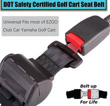 Load image into Gallery viewer, Golf Cart Seat Belts Universal Kit for Club Car EZGO Yamaha