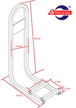 Load image into Gallery viewer, SGC Universal Golf Cart Grab Bar / Handrail for Rear Seat Kits – Fits 1″ Tubing