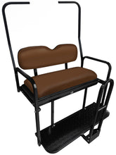Load image into Gallery viewer, SGC NOMAD Rear Flip Seat Kit for Club Car DS 1982–2000.5 – Brown Cushions, Roof Supports, Cargo Bed &amp; Grab Bar — included bundle component