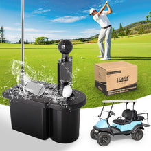 Load image into Gallery viewer, Golf Cart Ball Washer &amp; Club Cleaning Kit | Universal Fit | Carbon Fiber Golf Cart Cleaning Accessory