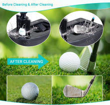 Load image into Gallery viewer, Golf Cart Ball Washer &amp; Club Cleaning Kit | Universal Fit | Carbon Fiber Golf Cart Cleaning Accessory