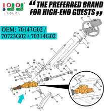 Load image into Gallery viewer, Rack and Pinion Steering Assembly for 1994-2001 EZGO TXT Golf Cart