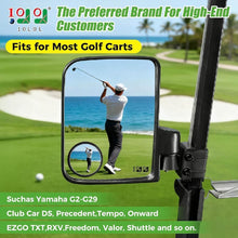 Load image into Gallery viewer, Universal Side Mirror Set with Blind Spot Mirrors for Golf Cart - No Drilling Required