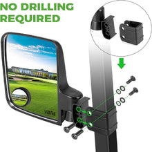 Load image into Gallery viewer, Universal Side Mirror Set with Blind Spot Mirrors for Golf Cart - No Drilling Required