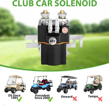 Load image into Gallery viewer, 48V Golf Cart Solenoid for Club Car DS (1995-Up) &amp; Precedent (2000-Up) | 4-Terminal w/ Resistor | OEM Replacement 101908701