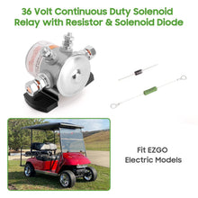 Load image into Gallery viewer, 36V 200A Golf Cart Solenoid for EZGO TXT (1986-Up) | w/ Resistor &amp; Diode Kit