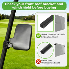 Load image into Gallery viewer, Universal Side Mirror Set with Blind Spot Mirrors for Golf Cart - No Drilling Required