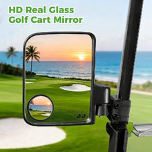 Load image into Gallery viewer, Universal Side Mirror Set with Blind Spot Mirrors for Golf Cart - No Drilling Required