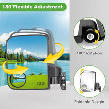 Load image into Gallery viewer, Universal Side Mirror Set with Blind Spot Mirrors for Golf Cart - No Drilling Required