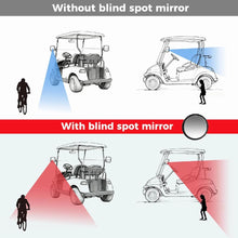 Load image into Gallery viewer, Universal Side Mirror Set with Blind Spot Mirrors for Golf Cart - No Drilling Required