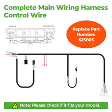 Load image into Gallery viewer, Main Wiring Harness with Port for 2010-2022 48V EZGO TXT Golf Cart