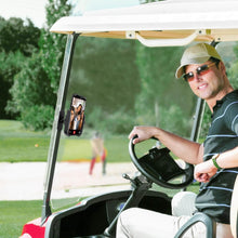Load image into Gallery viewer, Golf Cart Phone Holder for Roof Support | Expandable Adjustable Strut Mount | Universal Fit
