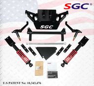 SGC 6″ A-Arm Lift Kit for 2017-Up Solid Axle Yamaha Drive 2 Fleet Model Golf Car