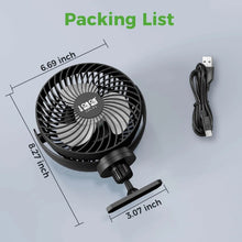 Load image into Gallery viewer, Magnetic Golf Cart Fan | Battery Powered Portable Cooling Fan | Universal Mount