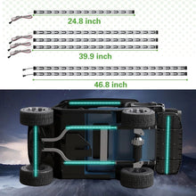 Load image into Gallery viewer, RGB LED Under-Glow Light Strip Kit with Music Sync for Golf Cart