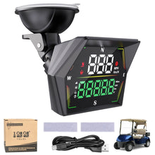 Load image into Gallery viewer, Universal Golf Cart GPS Speedometer – Digital Display with Overspeed Alert