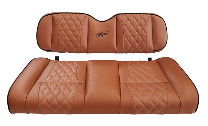 KOZIP brown and black universal rear seat cushion set for NOMAD golf cart rear seats – SC0032