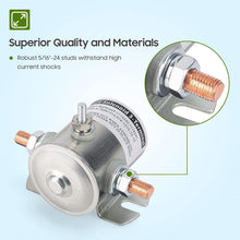 Load image into Gallery viewer, 12V 200A Solenoid Relay 3 Terminal Continuous Duty | Golf Cart, Winch, Marine