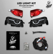 STEELENG Meteor 12V LED Light Kit & Harness for Club Car Tempo Golf Cart