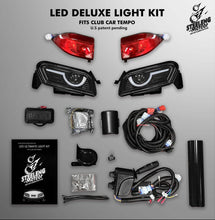 Load image into Gallery viewer, STEELENG Meteor 12V Deluxe LED Light Kit &amp; Harness for Club Car Tempo Golf Cart