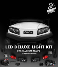 Load image into Gallery viewer, STEELENG Meteor 12V Deluxe LED Light Kit &amp; Harness for Club Car Tempo Golf Cart