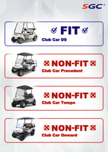Load image into Gallery viewer, SGC Rear Cargo Basket for Club Car DS (Black Powder Coat Steel)
