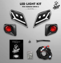 Load image into Gallery viewer, STEELENG Meteor 12V LED Light Kit and Harness for Yamaha Drive 2 Golf Cart