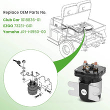 Load image into Gallery viewer, 48V Golf Cart Solenoid 4 Terminal 200A | EZGO Club Car Yamaha Solenoid Replacement