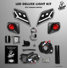 Load image into Gallery viewer, STEELENG Meteor 12V Deluxe LED Light Kit and Harness for Yamaha Drive 2 Golf Cart