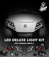 Load image into Gallery viewer, STEELENG Meteor 12V Deluxe LED Light Kit and Harness for Yamaha Drive 2 Golf Cart