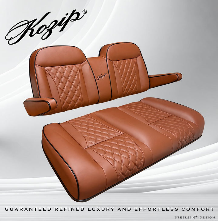 Kozip brown and black front cushions for G29/Drive gas or electric and Drive2 electric