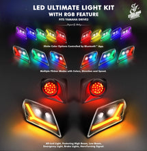 Load image into Gallery viewer, STEELENG Meteor 12V Ultimate LED Light Kit and Harness for Yamaha Drive 2 Golf Cart
