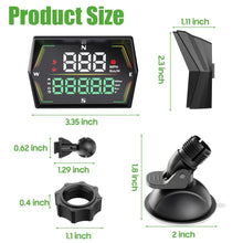 Load image into Gallery viewer, Universal Golf Cart GPS Speedometer – Digital Display with Overspeed Alert